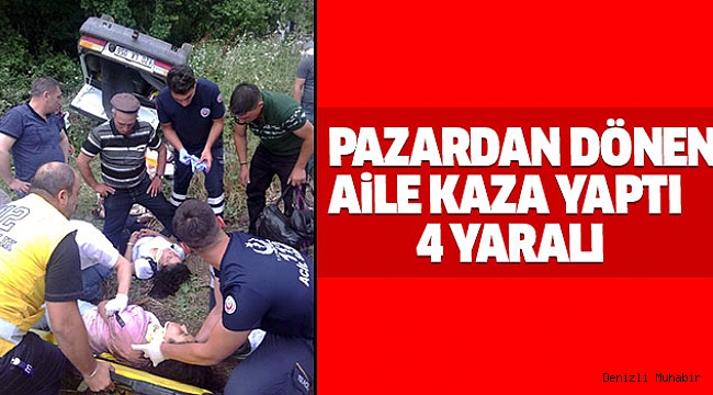 ÇİVRİL’DE KORKUTAN KAZA