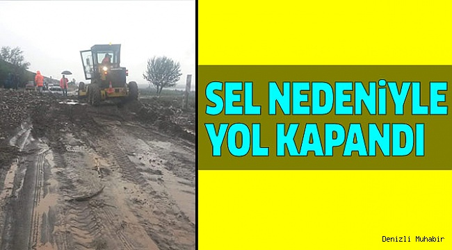 ÇİVRİL-DİNAR YOLU YAĞMURA TESLİM