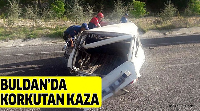 DENİZLİ’DE TRAFİK KAZASI: 2 YARALI