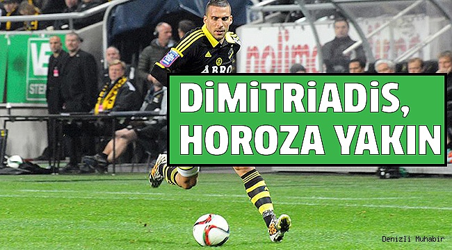 DENİZLİSPOR DİMİTRİADİS İLE EL SIKIŞTI