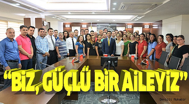 DTO BAŞKANI ERDOĞAN PERSONELİ İLE BAYRAMLAŞTI