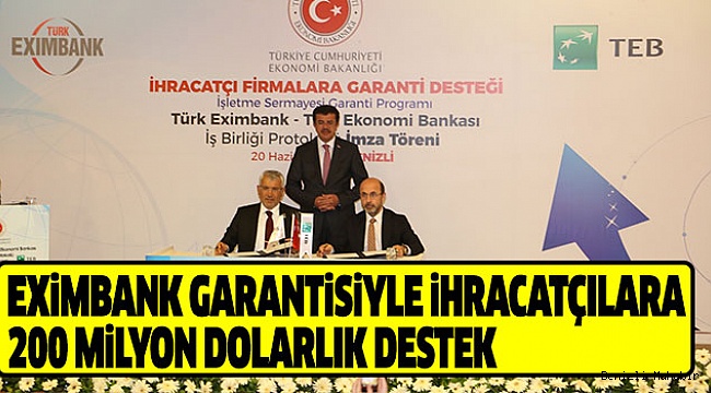 İŞLETME SERMAYESİ DESTEĞİ PROTOKOLÜ İMZALANDI