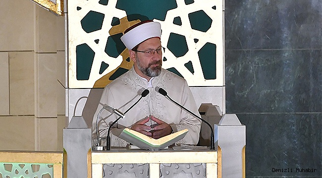 Kadir Gecesi hutbesi, Diyanet İşleri Başkanı Ali Erbaş'tan