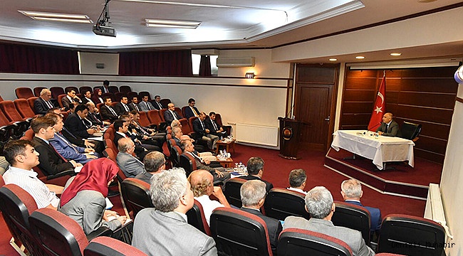 Kaymakamlar Toplantısı Yapıldı