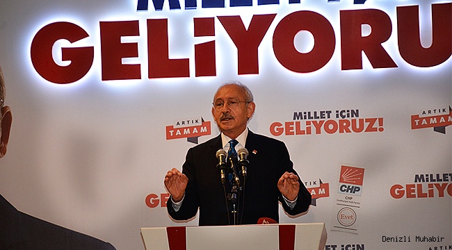 Kılıçdaroğlu: "25’inde inşallah en geç 1 ay içerisinde OHAL bitecektir"