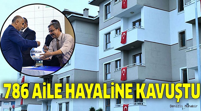 KONUTLAR HAK SAHİPLERİNE TESLİM EDİLDİ