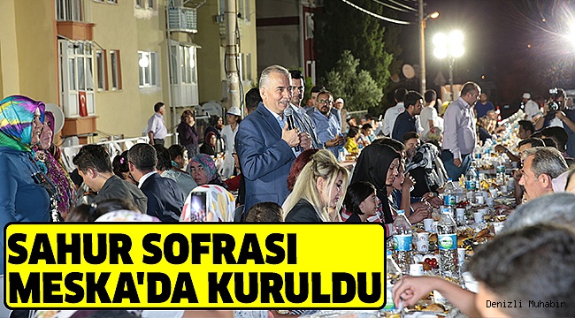SAHUR PROGRAMINA ZEYBEKCİ’DE KATILDI