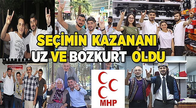 Seçimin kazananı UZ ve BOZKURT oldu
