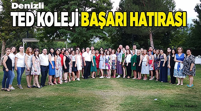TED DENİZLİ KOLEJİ ÖĞRETMENLERİ YEMEKTE BULUŞTU