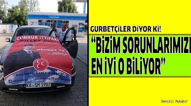 UZ, OY KULLANAN GURBETÇİLERLE BULUŞTU