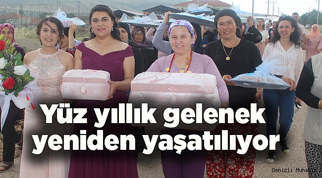 Yüz yıllık gelenek yeniden yaşatılıyor