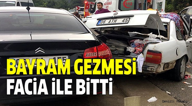 ZİNCİRLEME TRAFİK KAZASI: 1 ÖLÜ, 9 YARALI