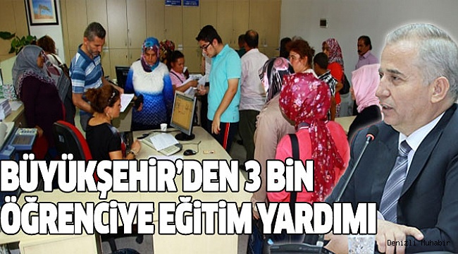 3 MİLYON TL ÖĞRENİM YARDIMI YAPILACAK