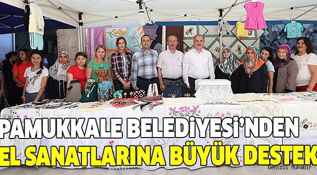 9 AYLIK EL BECERİLERİNİ SERGİLEDİLER