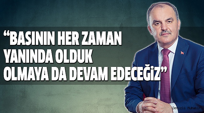 BAŞKAN GÜRLESİN’DEN BASIN BAYRAMI MESAJI