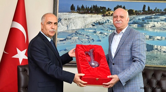 BAYRAKTAR VALİ KARAHAN’I ZİYARET ETTİ