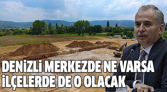 BÜYÜKŞEHİR'DEN KALE'YE ATIKSU ARITMA TESİSİ
