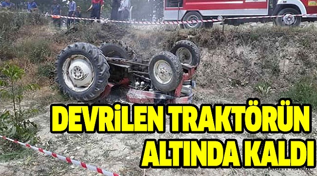 ÇAMELİ KALINKOZ’DA TRAKTÖR KAZASI