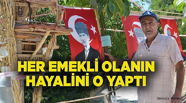Emekliliğin ardından kendini doğaya verdi