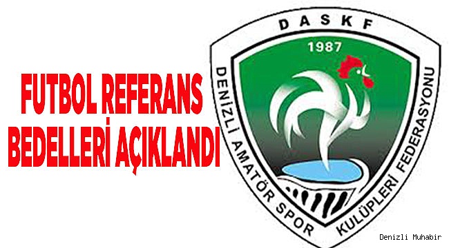 FUTBOL REFERANS BEDELLERİ AÇIKLANDI