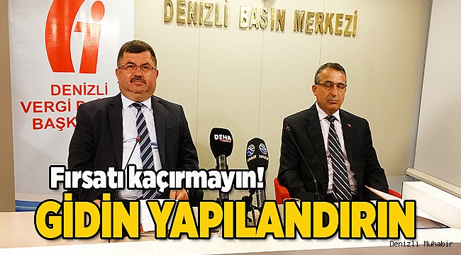 GİDİN YAPILANDIRIN!