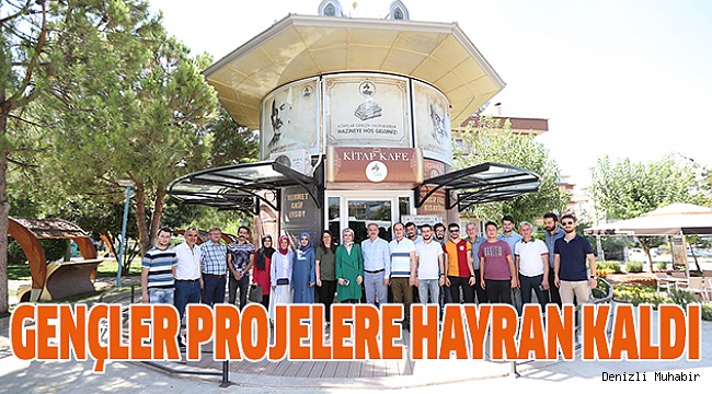 GÜRLESİN GENÇLERE PROJELERİNİ ANLATTI