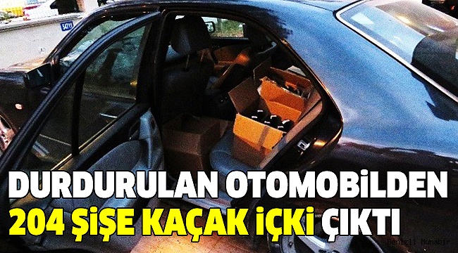 KOLİ KOLİ İÇKİ ŞİŞESİ ÇIKTI