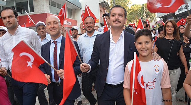 SARAYKÖY’DE 15 TEMMUZ COŞKUYLA KUTLANDI