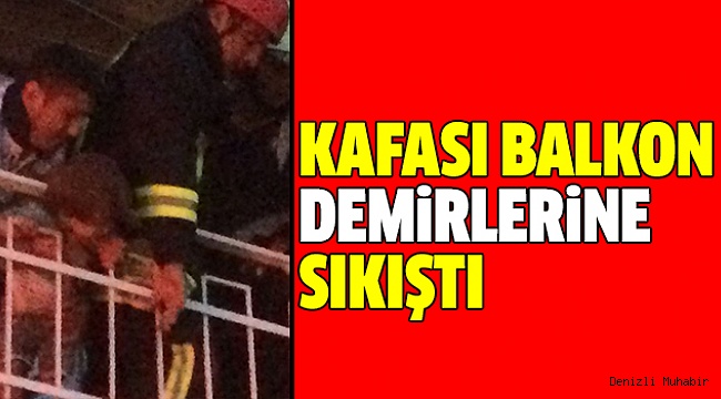 SIKIŞAN ÇOCUĞU İTFAİYE KURTARDI