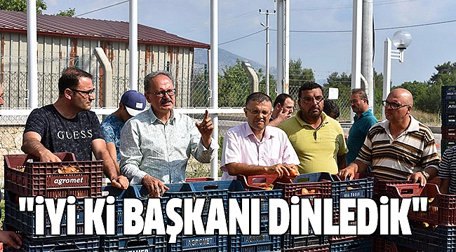 TAVAS’LI ÇİFTÇİLER AKYOL’A MİNNETTAR