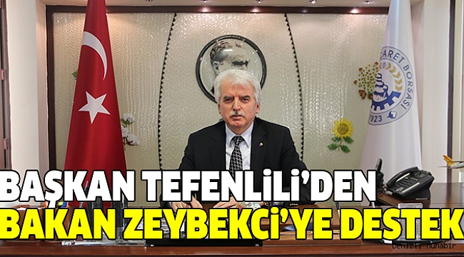TEFENLİLİ’DEN DESTEK MESAJI
