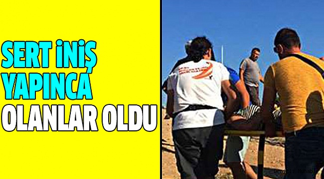 YAMAÇ PARAŞÜTÜNDE 2. KAZA:2 YARALI
