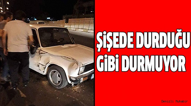 ZEYBEK KAVŞAĞINDA KAZA:1 AĞIR YARALI