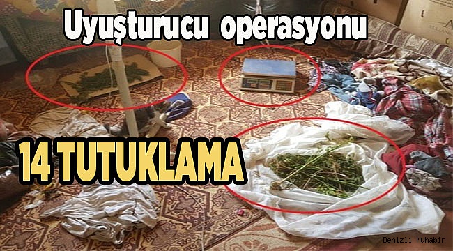 14 KİŞİ TUTUKLANDI