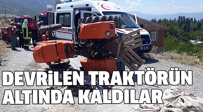 ACIPAYAM’DA TRAKTÖR KAZASI:1 ÖLÜ
