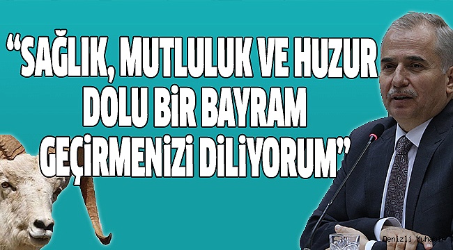 BAŞKAN OSMAN ZOLAN’DAN KURBAN BAYRAMI MESAJI