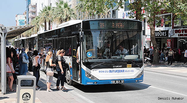 BELEDİYE OTOBÜSLERİ 2 GÜN ÜCRETSİZ