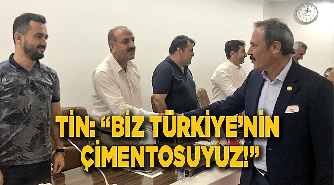 BİZ TÜRKİYE’NİN ÇİMENTOSUYUZ!
