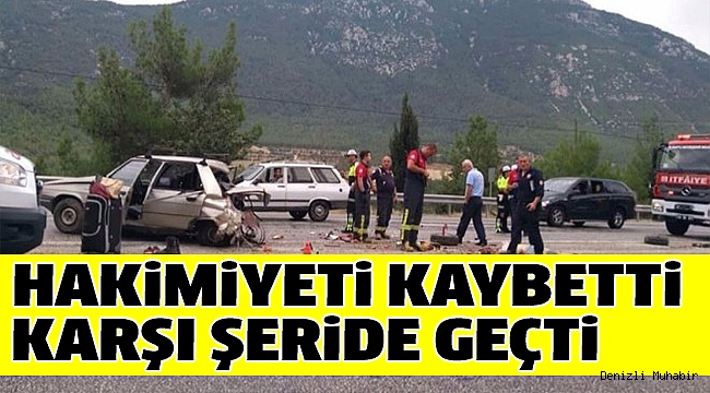 CANKURTARAN'DA TRAFİK KAZASI