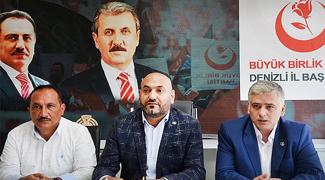 Denizli BBP'den hükümete destek