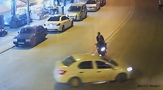 Denizli'de yaşanan kazalar anbean görüntülendi
