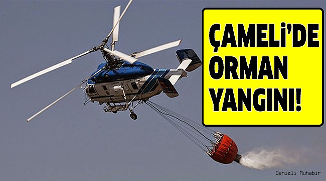 EKİPLER HAVADAN MÜDAHALE EDİYOR
