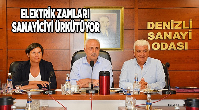 GELEN ELEKTRİK ZAMLARI SANAYİCİYİ ÜRKÜTÜYOR