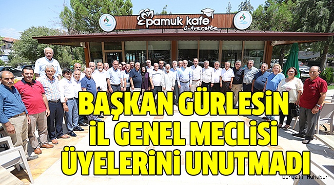 GÜRLESİN ESKİ MECLİS ÜYELERİNE PROJELERİNİ ANLATTI