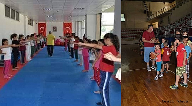 İmam mahalle çocuklarına sporu da sevdirdi