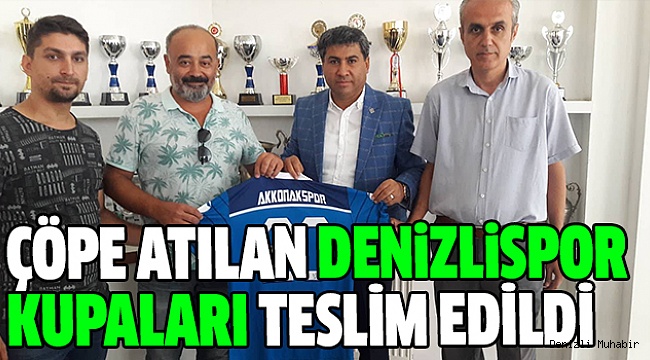 KUPALARI BAŞKAN YARDIMCISI ATİLLA TESLİM ALDI
