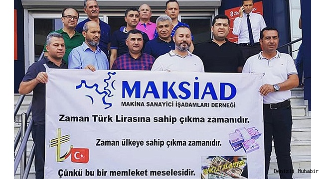 Makine sanayicilerinden Türk lirasına destek