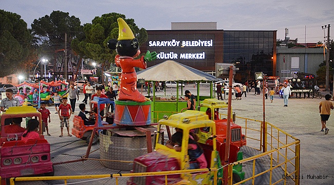 Sarayköylü minikler şenlikte buluştu