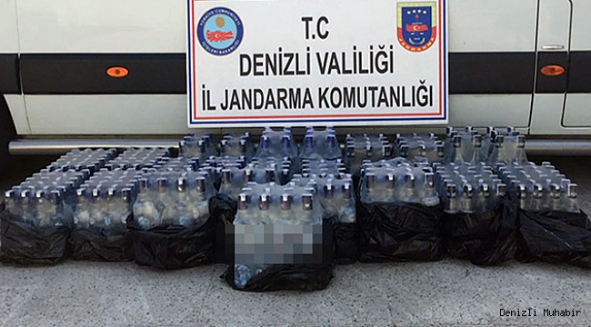 TAVAS’DA KAÇAK İÇKİ ELE GEÇİRİLDİ