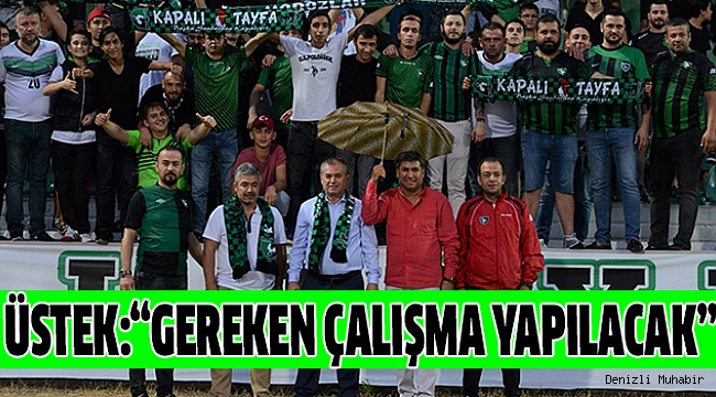 ÜSTEK'TEN MAÇ SONRASI İLK AÇIKLAMA
